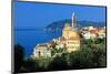 View of the Medieval Old Town of Cervo, Province of Imperia, Liguria, Italy-null-Mounted Art Print