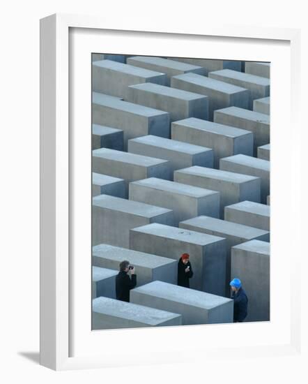 View of the Memorial for the Slain Jews in Berlin-null-Framed Photographic Print