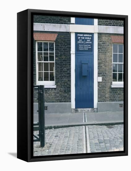 View of the Meridian Line-Christopher Wren-Framed Stretched Canvas