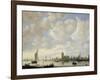 View of the Merwede at Dordrecht, c.1660-Jeronimus van Diest-Framed Giclee Print