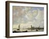 View of the Merwede at Dordrecht, c.1660-Jeronimus van Diest-Framed Giclee Print