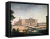 View of the Michael Palace and the Connetable Square, St Petersburg, C1800-Fyodor Yakovlevich Alexeev-Framed Stretched Canvas