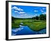 View of the Middle Branch Moose River, Adirondack Mountains, New York State, USA-null-Framed Photographic Print