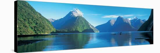 View of the Milford Sound, Fiordland National Park, South Island New Zealand, New Zealand-null-Stretched Canvas