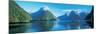 View of the Milford Sound, Fiordland National Park, South Island New Zealand, New Zealand-null-Mounted Photographic Print