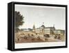 View of the Military Academy-Aubert and Courvoisier-Framed Stretched Canvas