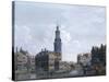 View of the Mint Tower at Amsterdam, 1777-Isaak Ouwater-Stretched Canvas