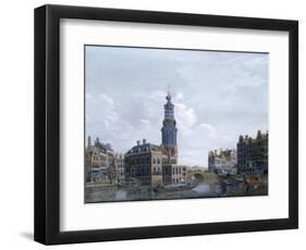 View of the Mint Tower at Amsterdam, 1777-Isaak Ouwater-Framed Giclee Print