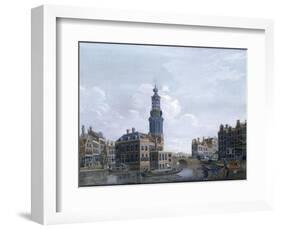 View of the Mint Tower at Amsterdam, 1777-Isaak Ouwater-Framed Giclee Print