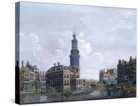 View of the Mint Tower at Amsterdam, 1777-Isaak Ouwater-Stretched Canvas