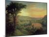 View of the Mohawk Near Little Falls, 1854-Mannevillette Elihu Dearing Brown-Mounted Giclee Print