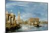 View of the Molo and the Palazzo Ducale in Venice-James Holland-Mounted Giclee Print