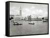 View of the Molo from the Island of San Giorgio-null-Framed Stretched Canvas