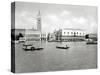 View of the Molo from the Island of San Giorgio-null-Stretched Canvas