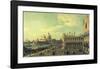 View of the Molo Towards the Grand Canal, Venice-Canaletto-Framed Premium Giclee Print