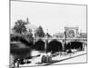 View of the Moltke Bridge and Lehrter Bahnhof Station, Berlin, circa 1910-Jousset-Mounted Giclee Print