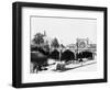 View of the Moltke Bridge and Lehrter Bahnhof Station, Berlin, circa 1910-Jousset-Framed Giclee Print