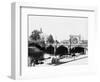 View of the Moltke Bridge and Lehrter Bahnhof Station, Berlin, circa 1910-Jousset-Framed Giclee Print