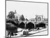 View of the Moltke Bridge and Lehrter Bahnhof Station, Berlin, circa 1910-Jousset-Mounted Giclee Print