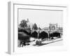 View of the Moltke Bridge and Lehrter Bahnhof Station, Berlin, circa 1910-Jousset-Framed Giclee Print