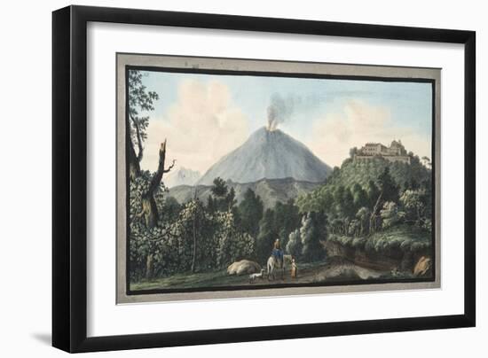 View of the Monte S. Angelo on Which There Is a Convent of Camaldolefi Monks-Pietro Fabris-Framed Giclee Print