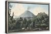 View of the Monte S. Angelo on Which There Is a Convent of Camaldolefi Monks-Pietro Fabris-Stretched Canvas