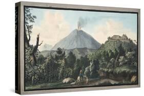 View of the Monte S. Angelo on Which There Is a Convent of Camaldolefi Monks-Pietro Fabris-Stretched Canvas