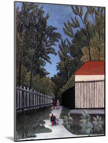 View of the Montsouris Park, 1910-Henri Rousseau-Mounted Giclee Print