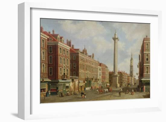 View of the Monument, C.1770-William James-Framed Giclee Print