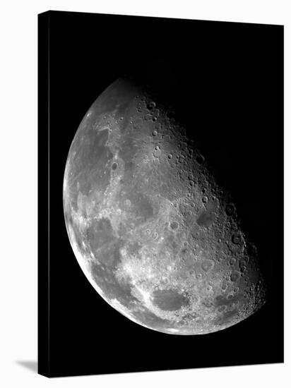 View of the Moon's North Pole-Stocktrek Images-Stretched Canvas