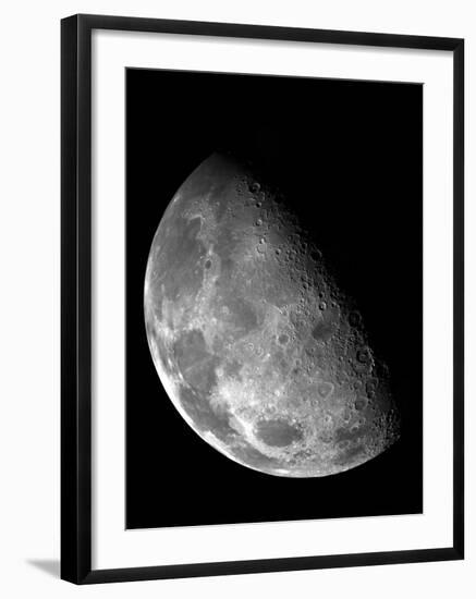 View of the Moon's North Pole-Stocktrek Images-Framed Photographic Print