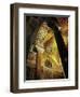 View of the Mosaic of the Hermit Hosios Loukas and Vaulted Ceiling Above Seen Across an Arch-null-Framed Giclee Print