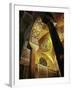 View of the Mosaic of the Hermit Hosios Loukas and Vaulted Ceiling Above Seen Across an Arch-null-Framed Giclee Print