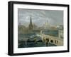 View of the Moscow Kremlin, 1840's-Paul Marie Roussel-Framed Giclee Print