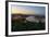 View of the Mountain Gellert on the Danube with the Suspension Bridge, Budapest-Volker Preusser-Framed Photographic Print