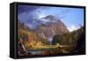 View Of The Mountain Pass Called The Notch Of The White Mountains-Thomas Cole-Framed Stretched Canvas