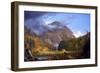 View Of The Mountain Pass Called The Notch Of The White Mountains-Thomas Cole-Framed Art Print