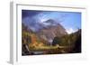 View Of The Mountain Pass Called The Notch Of The White Mountains-Thomas Cole-Framed Art Print