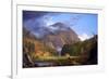 View Of The Mountain Pass Called The Notch Of The White Mountains-Thomas Cole-Framed Art Print