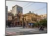 View of the Municipal Theatre, City of Sao Paulo, State of Sao Paulo, Brazil, South America-Karol Kozlowski-Mounted Photographic Print