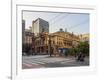 View of the Municipal Theatre, City of Sao Paulo, State of Sao Paulo, Brazil, South America-Karol Kozlowski-Framed Photographic Print