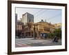 View of the Municipal Theatre, City of Sao Paulo, State of Sao Paulo, Brazil, South America-Karol Kozlowski-Framed Photographic Print