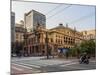 View of the Municipal Theatre, City of Sao Paulo, State of Sao Paulo, Brazil, South America-Karol Kozlowski-Mounted Photographic Print