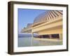 View of the Museum of Tomorrow (Museu do Amanha) by Santiago Calatrava, Praca Maua, Rio de Janeiro,-Karol Kozlowski-Framed Photographic Print