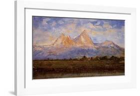 View of the Mythens Near Schwyz-George Loring Brown-Framed Art Print