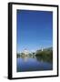 View of the Narva River with Hermann Castle-null-Framed Giclee Print