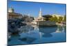 View of The National Gallery, St. Martins-in-the-Fields church and fountains in Trafalgar Square-Frank Fell-Mounted Photographic Print