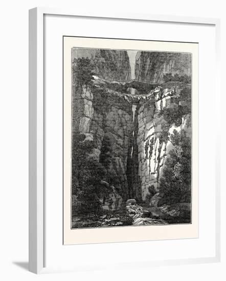 View of the Natural Bridges of Icononzo-null-Framed Giclee Print