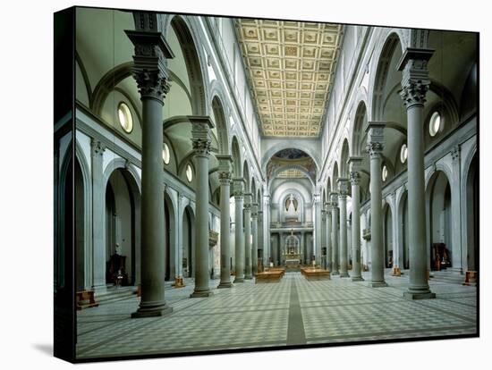 View of the Nave, 1425-46-Filippo Brunelleschi-Stretched Canvas