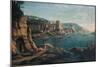 View of the Neapolitan Coast, by Gaspar Van Wittel known as Gaspare Vanvitelli,-Gaspar Van Wittel-Mounted Art Print